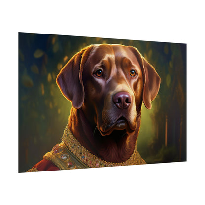 Chesapeake Bay Retriever Dog Renaissance Pet Portrait Print, Animal Lover print, Dog Wall Art, wall print, wall art