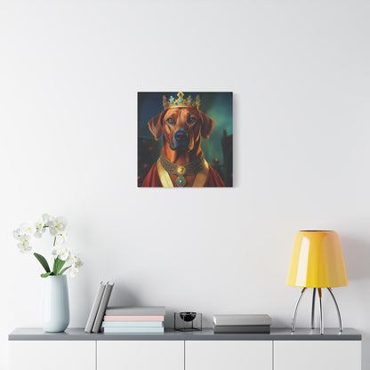 Rhodesian Ridgeback Renaissance Pet Portrait  on Canvas, wall art, wall print, dog portrait, dog art