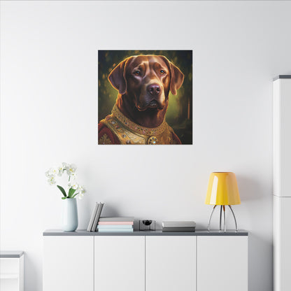 Chesapeake Bay Retriever Renaissance Pet Portrait - Canvas | Wall Art | Wall Print | Dog Art