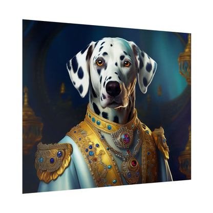 Dalmation Dog Renaissance Pet Portrait Wall Print | Art Print | Wall Art | Dog Art