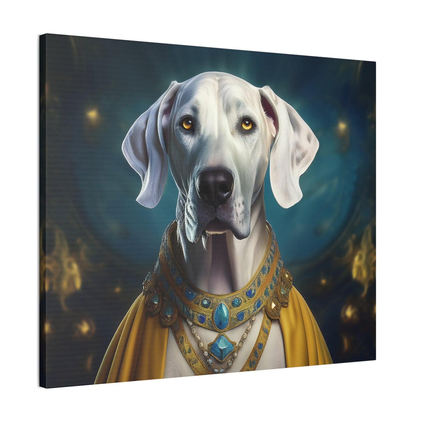 Great Dane Renaissance Pet Portrait  - Canvas, wall art, wall print, dog portrait, dog art