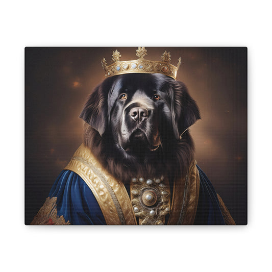 Newfoundland Renaissance Pet Portrait on Canvas | wall art | wall print