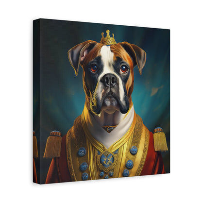 Boxer Renaissance Pet Portrait  on Canvas, wall art, wall print, dog portrait, dog art