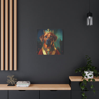 Rhodesian Ridgeback Renaissance Pet Portrait  on Canvas, wall art, wall print, dog portrait, dog art