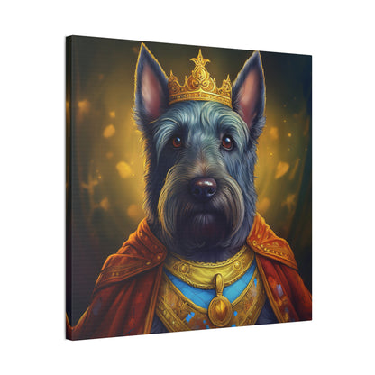 Scottish Terrier Renaissance Pet Portrait on Canvas | Wall art, wall print, dog portrait, dog art