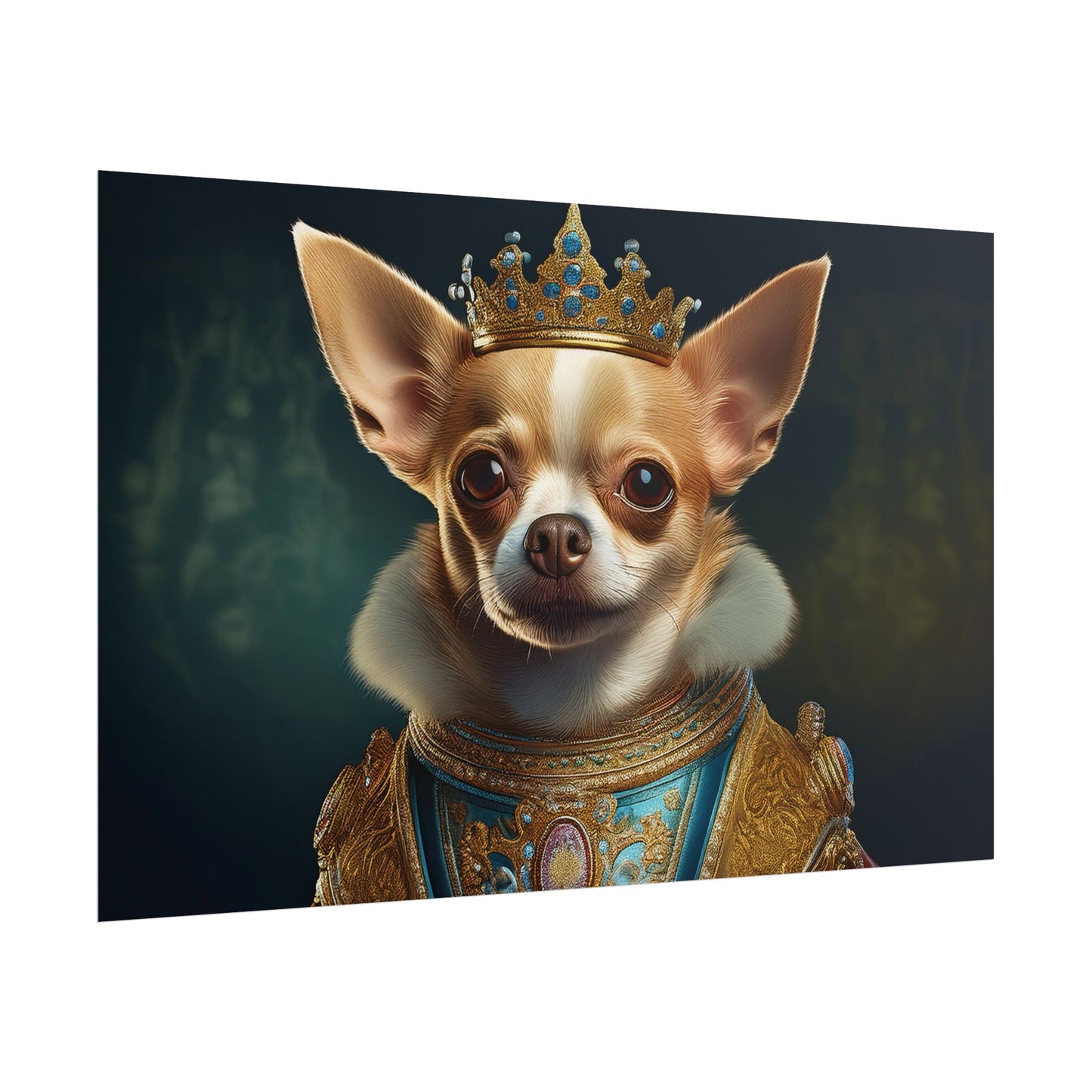 Chihuahua Dog Renaissance Pet Portrait Print | Wall print | Wall art