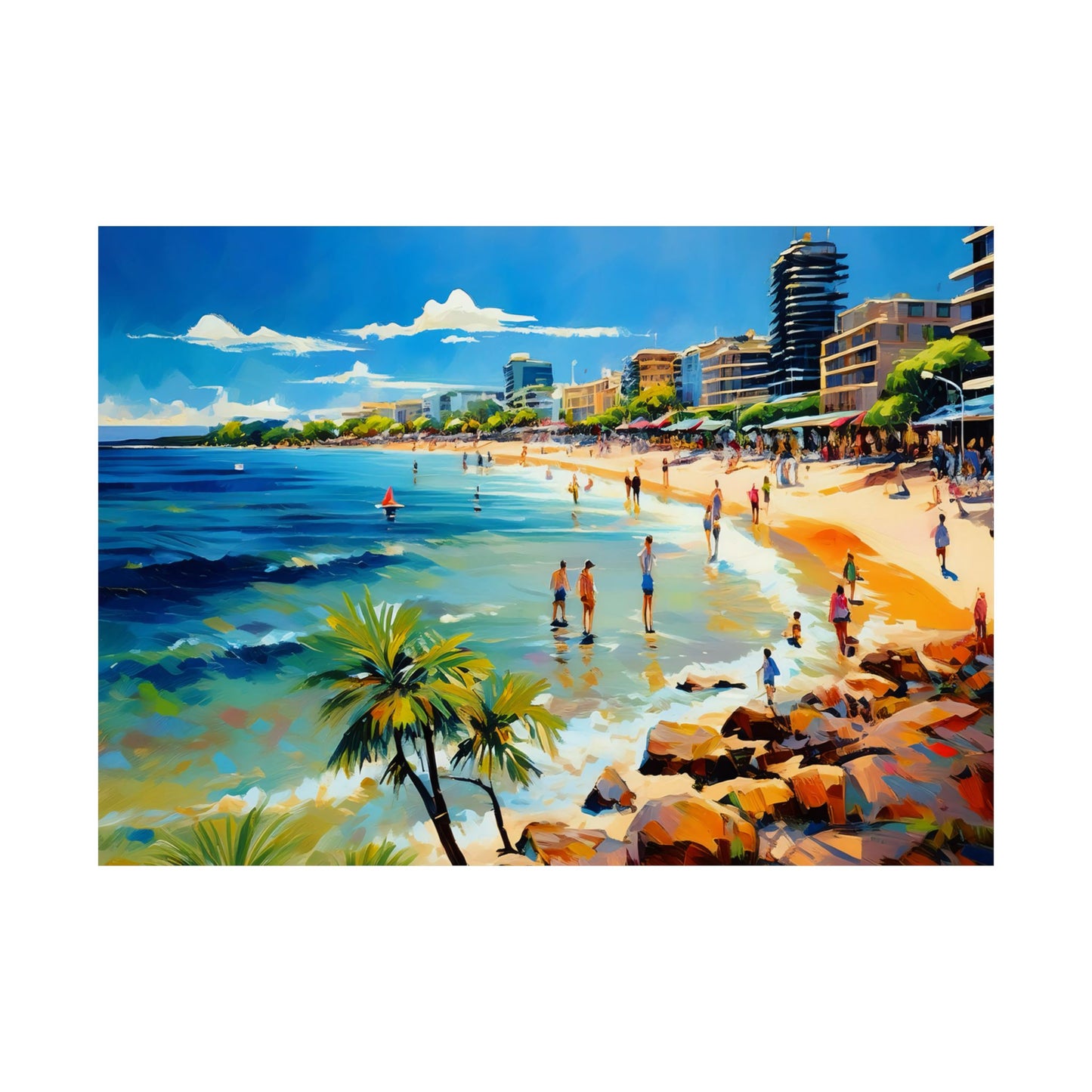 Manly Beach Australia Coastal Print | Style 1 | Wall Art | Wall Print