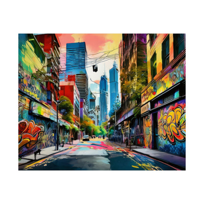 Melbourne Street Graffiti Australia Print | Style 1 | Wall Art | Wall Print
