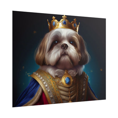 Shih Tzu Renaissance Pet Portrait Print | Dog Lover Wall Art | Dog Memorial Gift | Wall Art | Wall Print