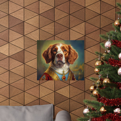Brittany Dog Renaissance Pet Portrait Print, Brittany Art Print, Wall Decor Gift, Animal Lover, Dog Wall Art, wall print, wall art
