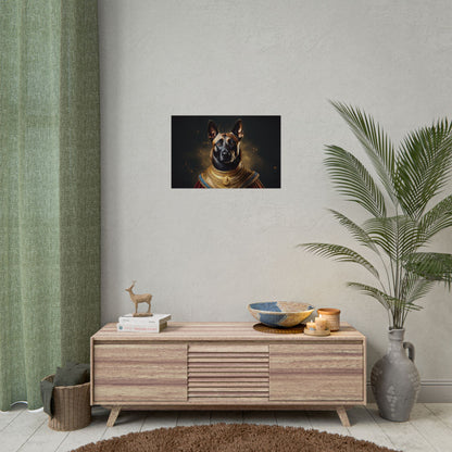 Belgian Malinois Renaissance Dog  Portrait Wall Print, Art Print, Art Print, Animal Lover Home Decor, Dog Wall Art, wall art