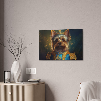 Yorkshire Terrier Renaissance Pet Portrait on Canvas | Wall Art | Wall Print | Dog Art