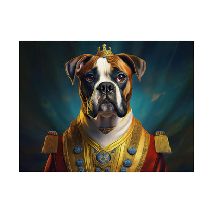 Boxer Dog Renaissance Pet Portrait Print, Art Print, Wall Decor Gift, Animal Lover Home Decor, Dog Wall Art, wall art, wall prints