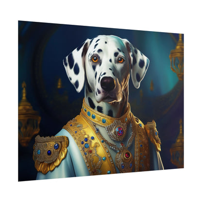 Dalmation Dog Renaissance Pet Portrait Wall Print | Art Print | Wall Art | Dog Art