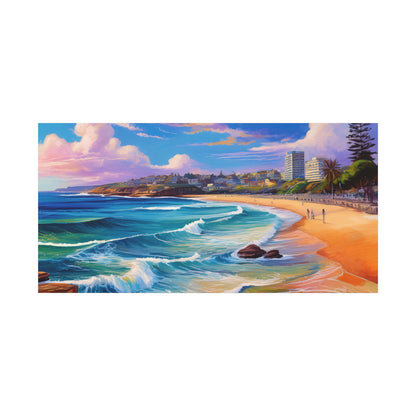 Coogee Beach Australia Coastal Canvas Art | Style 1 | Wall Art | Wall Print