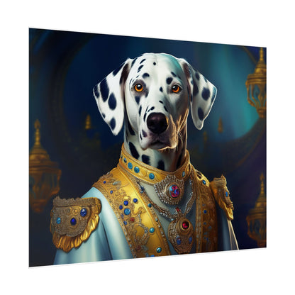 Dalmation Dog Renaissance Pet Portrait Wall Print | Art Print | Wall Art | Dog Art