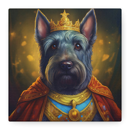 Scottish Terrier Renaissance Pet Portrait on Canvas | Wall art, wall print, dog portrait, dog art