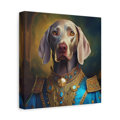 Weimaraner Renaissance Pet Portrait on Canvas -  wall art, wall print, dog portrait, dog art