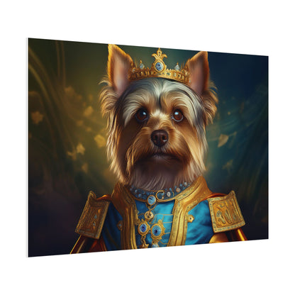 Yorkshire Terrier Dog Renaissance Pet Portrait Print | Wall Art | Wall Print | Dog Art