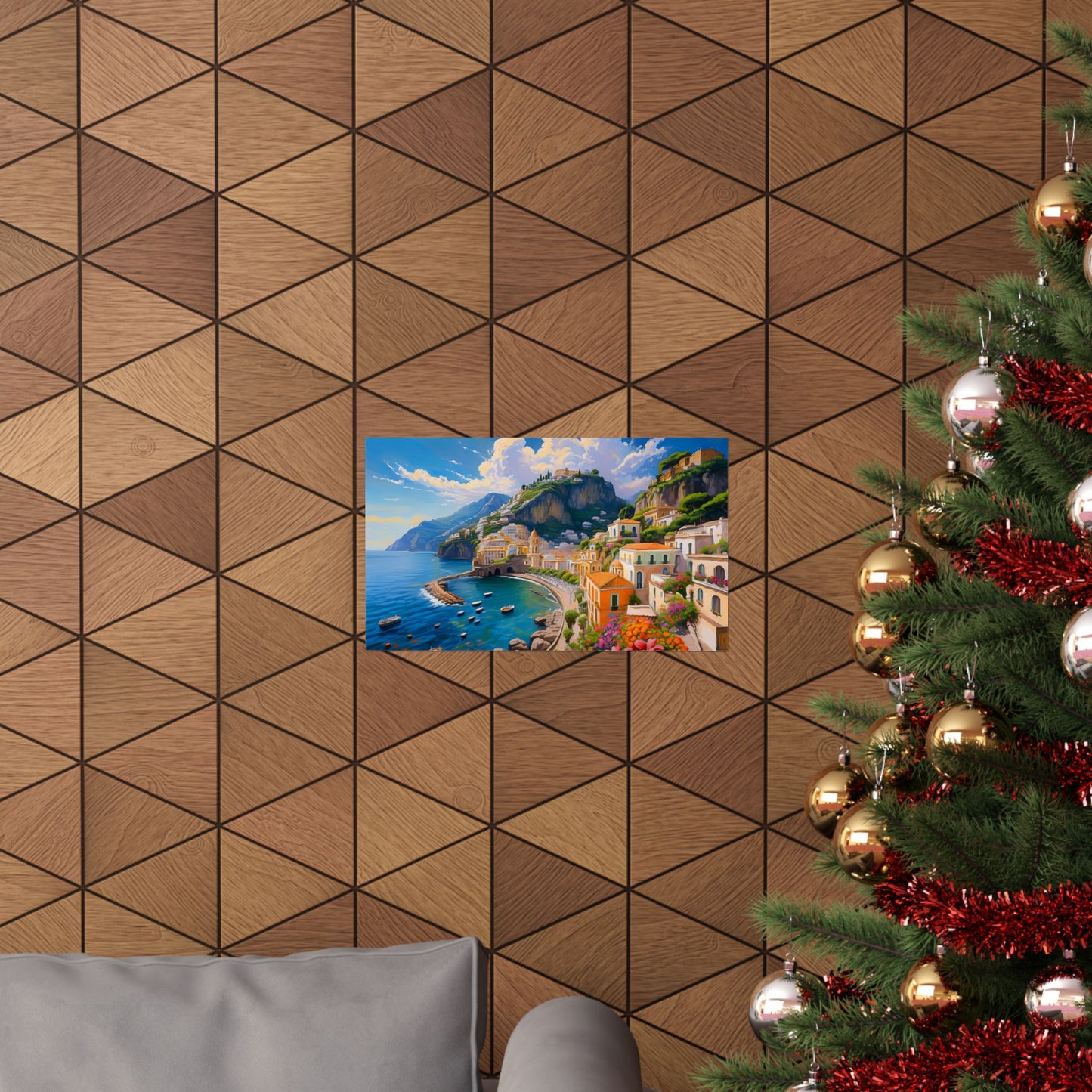 Amalfi Coast Italy Coastal Print | Style 2 | Wall Art | Wall Print