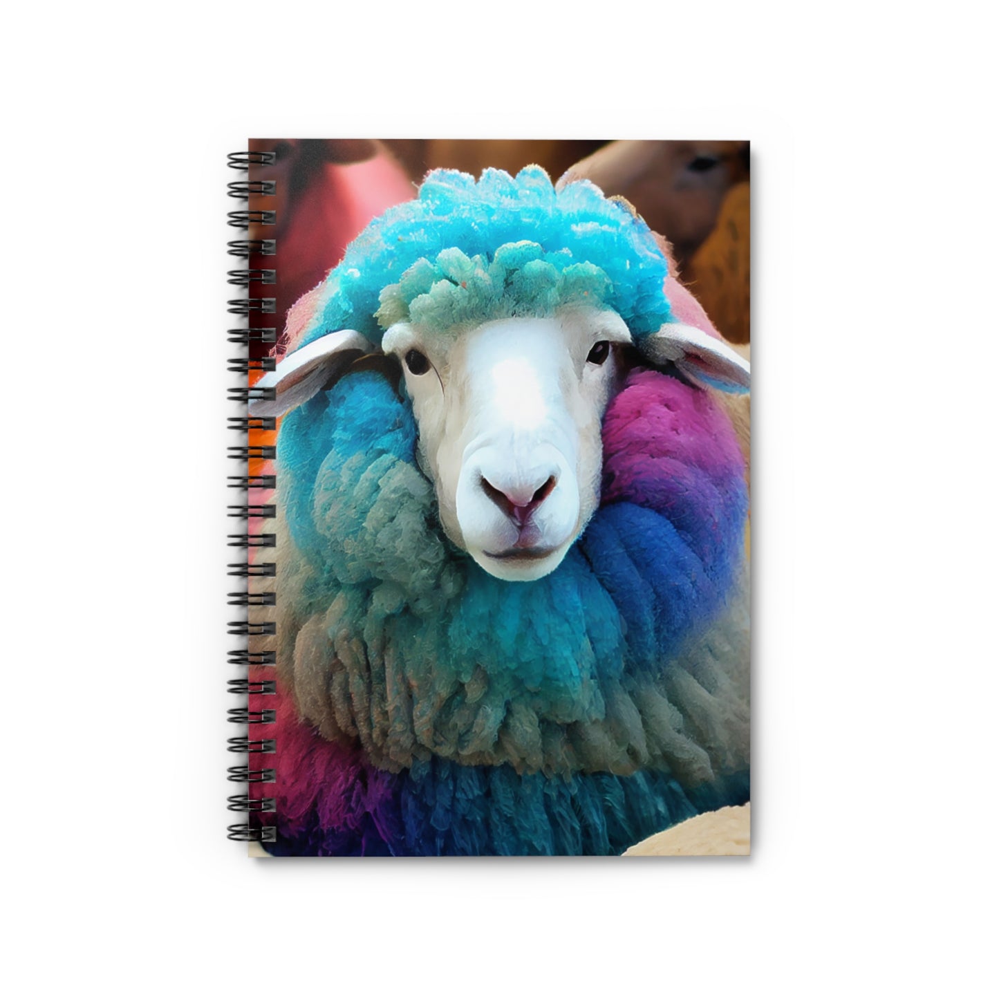 Rainbow Sheep -  Spiral Notebook
