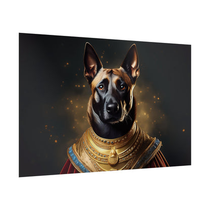 Belgian Malinois Renaissance Dog  Portrait Wall Print, Art Print, Art Print, Animal Lover Home Decor, Dog Wall Art, wall art