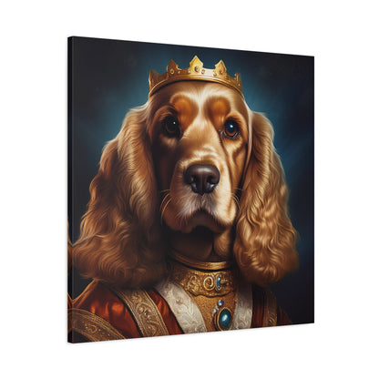 Cocker Spaniel Renaissance Pet Portrait on Canvas | Wall art | wall print