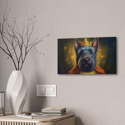 Scottish Terrier Renaissance Pet Portrait on Canvas | Wall art, wall print, dog portrait, dog art