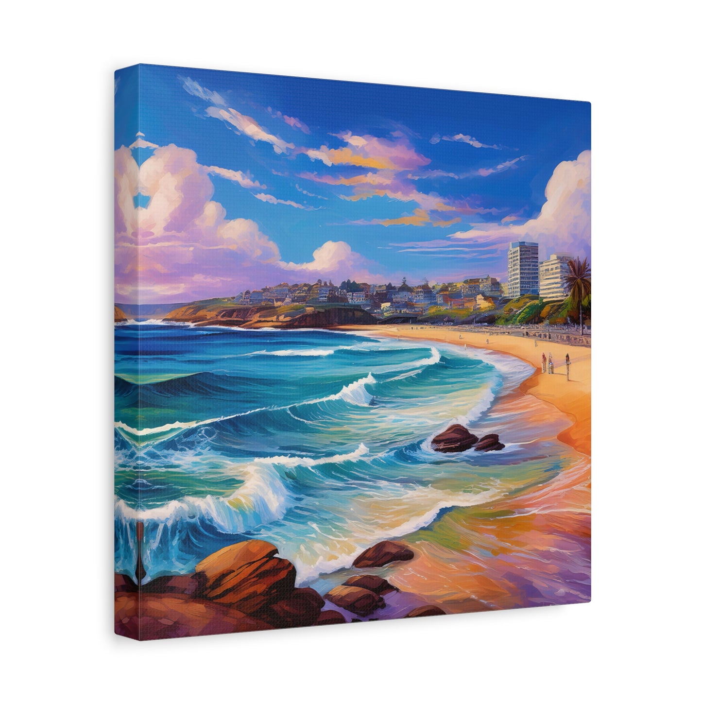 Coogee Beach Australia Coastal Canvas Art | Style 1 | Wall Art | Wall Print