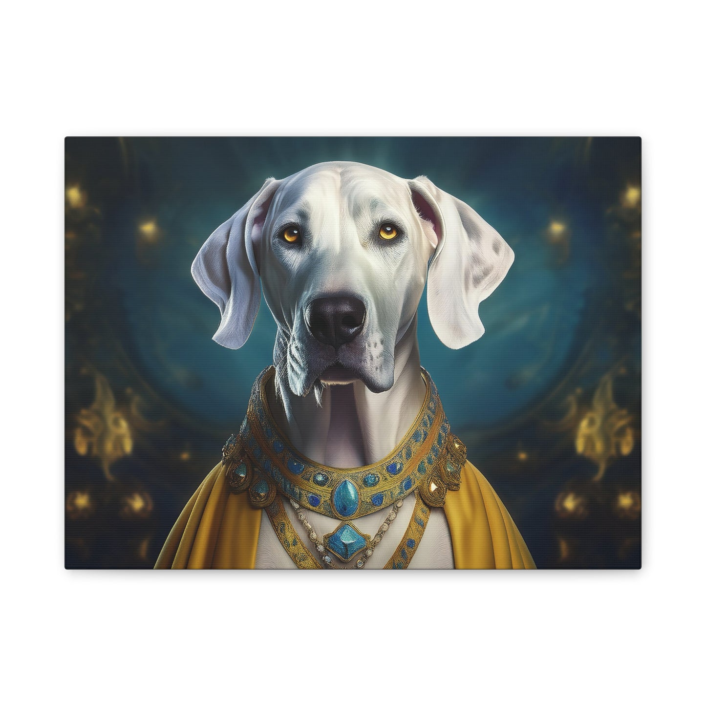 Great Dane Renaissance Pet Portrait  - Canvas, wall art, wall print, dog portrait, dog art