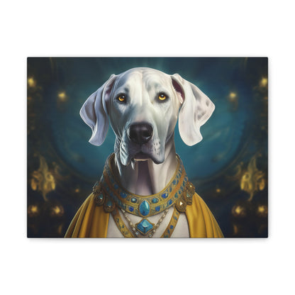 Great Dane Renaissance Pet Portrait  - Canvas, wall art, wall print, dog portrait, dog art