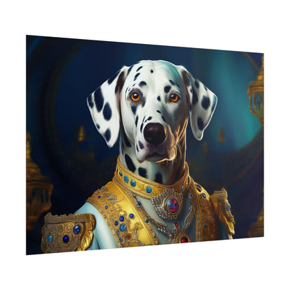 Dalmation Dog Renaissance Pet Portrait Wall Print | Art Print | Wall Art | Dog Art