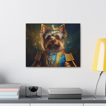 Yorkshire Terrier Renaissance Pet Portrait on Canvas | Wall Art | Wall Print | Dog Art