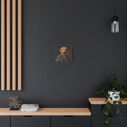 Labradoodle Renaissance Pet Portrait Canvas, Dog Wall Art, Home Décor, Pet Lovers Gift, Animal Artwork, Canine Decor
