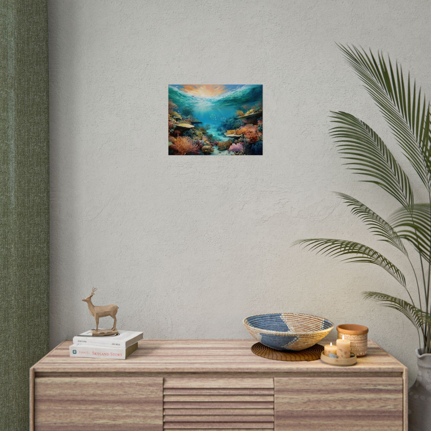 Great Barrier Reef  Australia Coastal Print | Style 2 | Wall Art | Wall Print