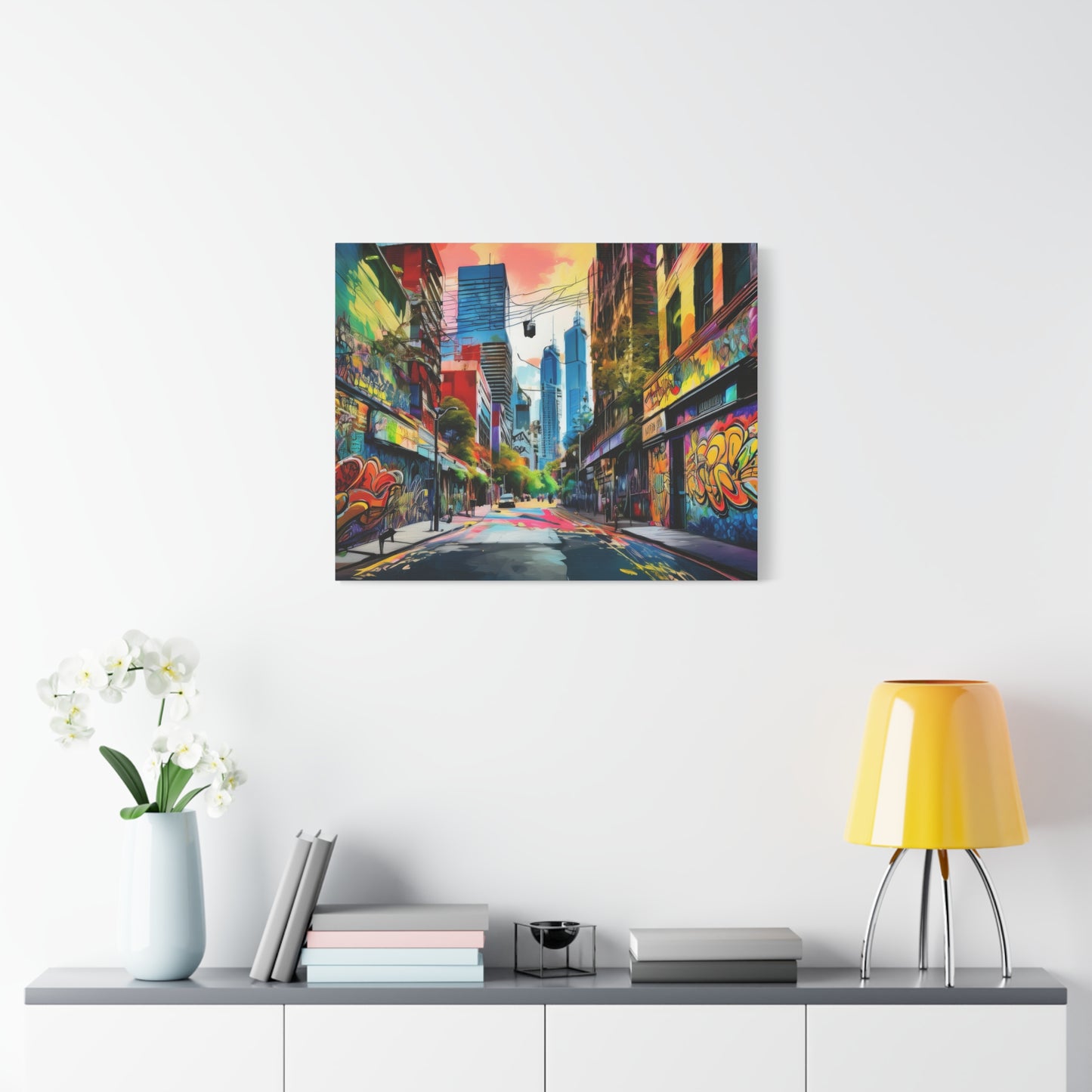 Melbourne Street Graffiti Australia Canvas Art | Style 1 | Wall Art | Wall Print