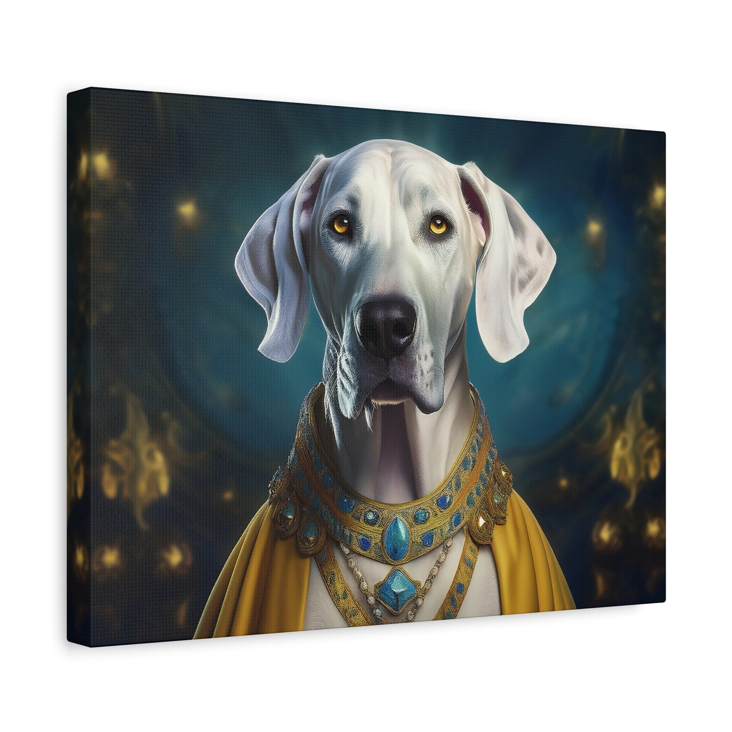 Great Dane Pet Portrait Renaissance - Canvas, wall art, wall print, dog portrait, dog art