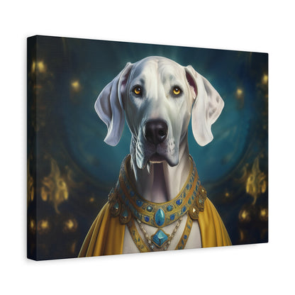 Great Dane Pet Portrait Renaissance - Canvas, wall art, wall print, dog portrait, dog art