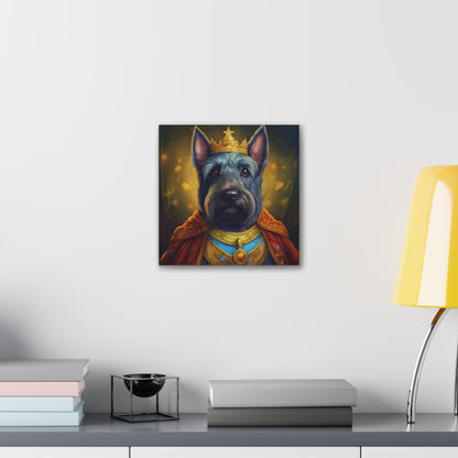 Scottish Terrier Renaissance Pet Portrait on Canvas | Wall art, wall print, dog portrait, dog art