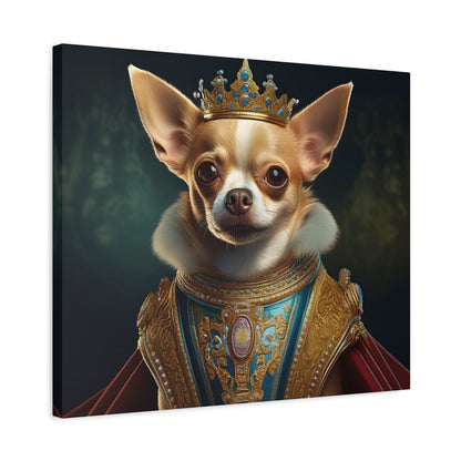 Chihuahua Renaissance Pet Portrait on Canvas | Wall art | Wall print | Dog art