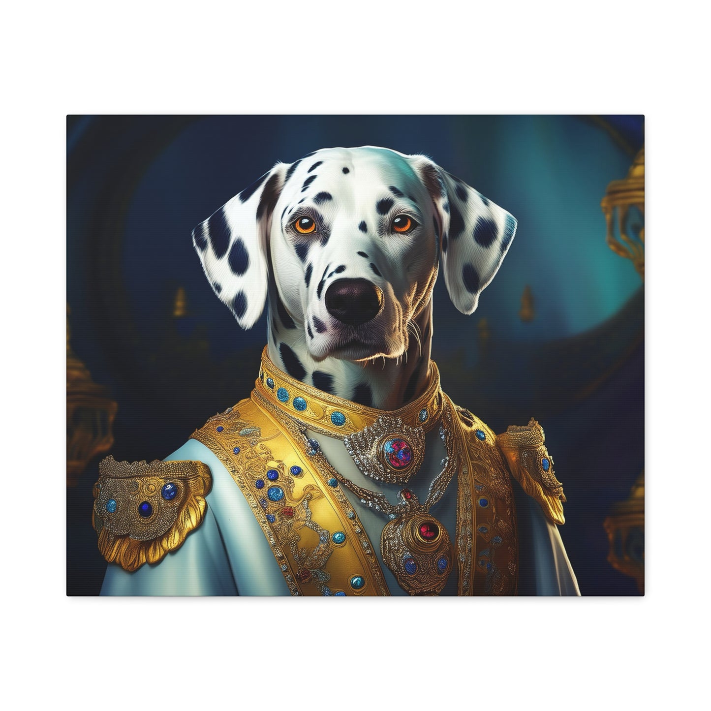 Dalmation Renaissance Pet Portrait Canvas | Wall art | Wall print | Dog art