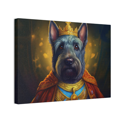 Scottish Terrier Renaissance Pet Portrait on Canvas | Wall art, wall print, dog portrait, dog art