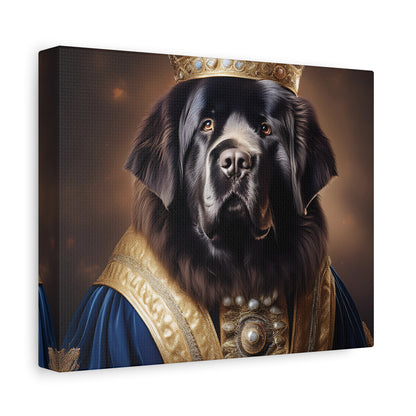 Newfoundland Renaissance Pet Portrait on Canvas | wall art | wall print