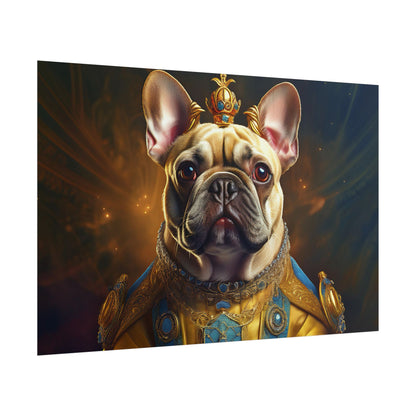 French Bulldog Renaissance Portrait Art Print, Wall Decor Gift, Animal Lover Home Decor, Dog Wall Art