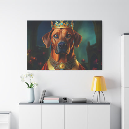 Rhodesian Ridgeback Renaissance Pet Portrait  on Canvas, wall art, wall print, dog portrait, dog art