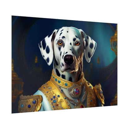 Dalmation Dog Renaissance Pet Portrait Wall Print | Art Print | Wall Art | Dog Art