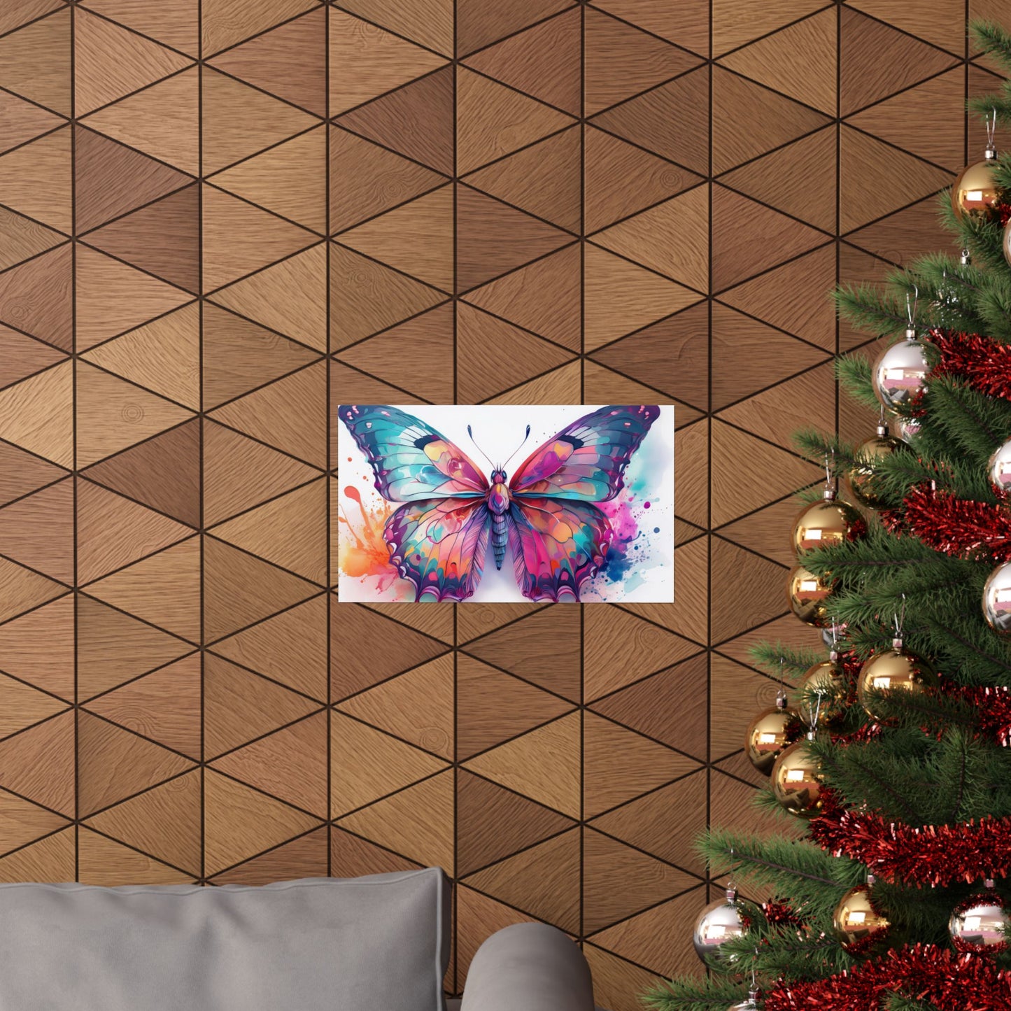Colorful Butterfly Alcohol Ink Wall Art | Butterfly wall art | Wall Art | Wall Print