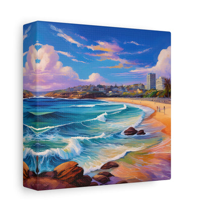 Coogee Beach Australia Coastal Canvas Art | Style 1 | Wall Art | Wall Print