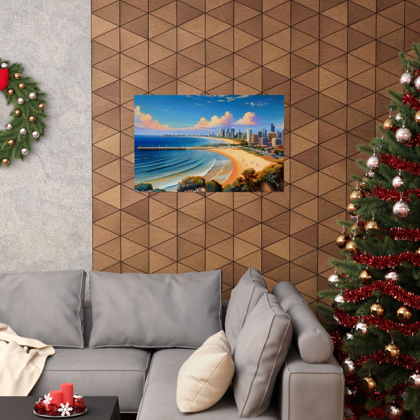 St Kilda Beach Australia Coastal Print | Style 1 | Wall Art | Wall Print