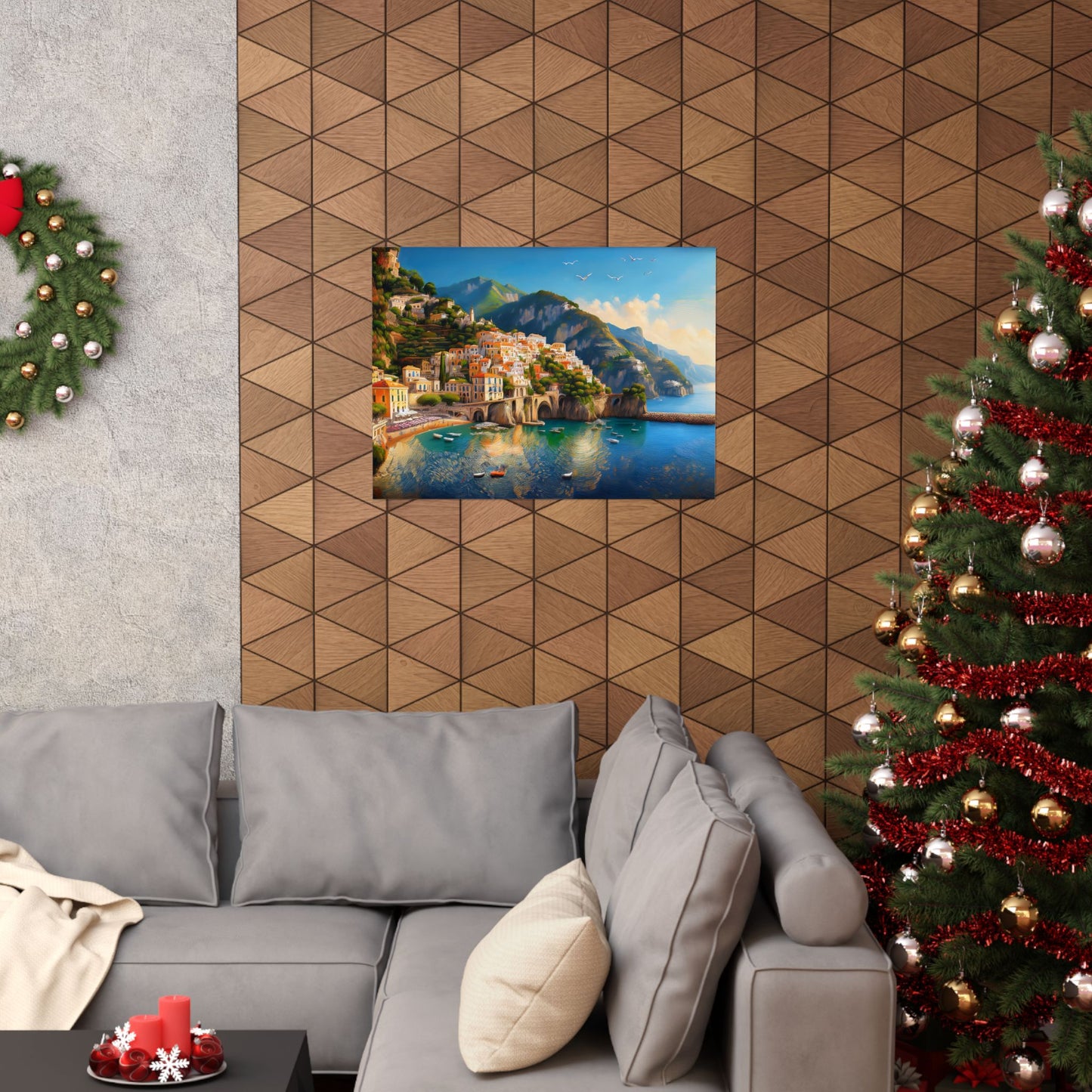 Amalfi Coast Italy Coastal Print | Style 1 | Wall Art | Wall Print